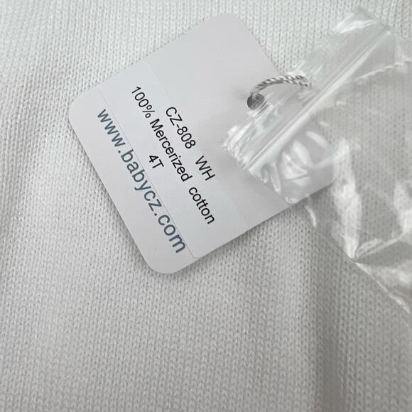 NWT CZ Carolina Zaph White Cardigan Sweater - Picture 7 of 8